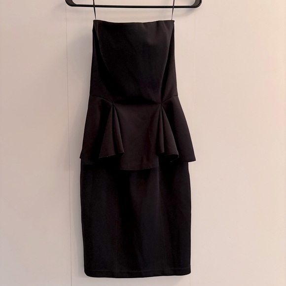 Torn by Ronny Kobo Black Strapless Dress Size S - Picture 1 of 14